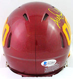 Alex Smith Autographed Washington Football Team Mini Helmet - Beckett W *Yellow