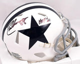 Drew Pearson Autographed Dallas Cowboys 60-63 Speed Mini Helmet w/HOF - Prova