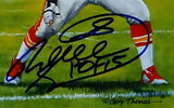 Will Shields Autographed Kansas City Chiefs Goal Line Art Card- JSA Auth