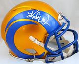 Kurt Warner Autographed St. Louis Rams Flash Speed Mini Helmet-Beckett W Holo