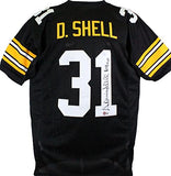 Donnie Shell Autographed Black Pro Style Jersey w/HOF-Beckett W Hologram