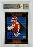 1994 Upper Deck Predictor Promo #P19 Joe Montana Auto KC Chiefs BAS Autograph 10