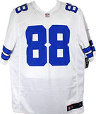 CeeDee Lamb Autographed Cowboys White Nike Game Jersey-Fanatics *Silver