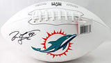 Jason Taylor Autographed Miami Dolphins Logo Football - JSA W Auth *Black