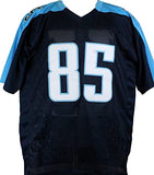 Derrick Mason Autographed Blue Pro Style STAT Jersey-Beckett W Hologram *Black