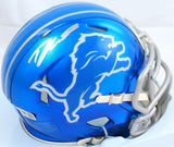 D'Andre Swift Autographed Detroit Lions Flash Speed Mini Helmet-Fanatics *Silver