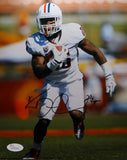 Ka'Deem Carey Autographed Arizona Wildcats 8x10 Running W/ Ball Photo- JSA W Aut