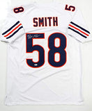 Roquan Smith Autographed White Pro Style Jersey- Beckett Authenticated