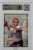 1993 Power Pro Set #200 Joe Montana Auto Kansas City Chiefs BAS Autograph 10