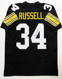 Andy Russell Autographed Black Pro Style Jersey - JSA Witnessed Auth *4 N/O