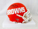 Odell Beckham Signed Cleveland Browns AMP Speed Mini Helmet- JSA W Auth *Black