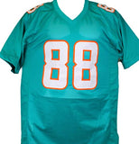 Mike Gesicki  Autographed Teal Pro Style Jersey-Beckett W Hologram *Black