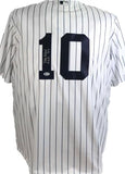 Tony Kubek Autographed Yankees P/S Majestic Jersey W/ ROY - Beckett Auth *1