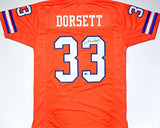 Tony Dorsett Autographed Orange Pro Style Jersey- Beckett W Hologram *Black