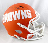 Jarvis Landry Autographed Cleveland Browns F/S AMP Speed Helmet- JSA W Auth *Blk