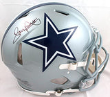 Tony Dorsett Autographed Dallas Cowboys F/S Speed Authentic Helmet-BeckettW Holo