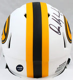 Don Majkowski Autographed Packers Lunar Speed Mini Helmet-Prova *Black