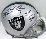 Shane Lechler Autographed Oakland Raiders Mini Helmet w/Insc.-Beckett W Hologram