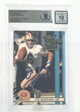 1990 Action Packed All-Madden #1 Joe Montana Auto SF 49ers BAS Autograph 10