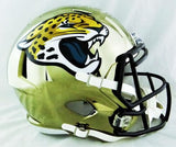 Laviska Shenault Jr Autographed Jaguars F/S Chrome Speed Helmet - Beckett W Auth