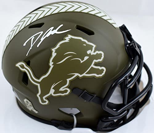 DeANDRE SWIFT SIGNED LIONS outlets HELMET/JSA