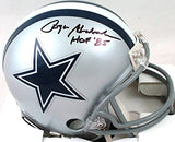 Roger Staubach Autographed Dallas Cowboys Mini Helmet w/HOF-Beckett W Holo *Blk