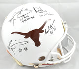 UT Quad Autographed Texas Longhorns F/S Speed Authentic Helmet - JSA W