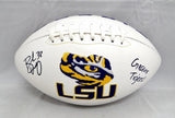 Brad Wing Autographed LSU Tigers Logo Football W/ Geaux Tigers- JSA W Auth