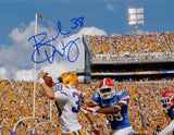 Brad Wing Autographed LSU Tigers 8x10 TD Run Photo- JSA Witnessed Auth