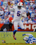 Tyrod Taylor Autographed Buffalo Bills 16x20 Jump Over P.F. Photo- PSA/DNA Auth