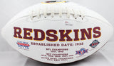 Jay Schroeder Autographed Washington Redskins Logo Football- JSA Witnessed Auth