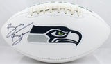 Brian Bosworth Autographed Seattle Seahawks Logo Football- JSA Witnessed Auth