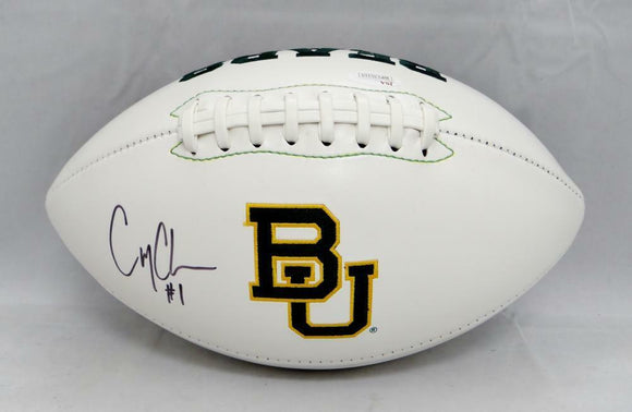 Corey Coleman Autographed Baylor Bears Logo Football- JSA Witnessed Auth