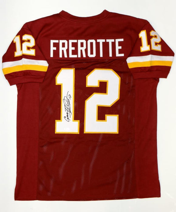 Gus Frerotte Autographed Maroon Pro Style Jersey- JSA Witnessed Authenticated