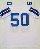 Sean Lee Autographed White Pro Style Jersey- JSA Witnessed Authenticated