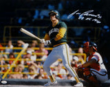 Jose Canseco Autographed Oakland Athletics 16x20 Batting Photo W/ MVP-JSA W Auth