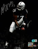 Davante Adams Autographed Las Vegas Raiders 8x10 Spotlight Photo- Beckett W Holo