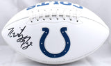 Kwity Paye Autographed Indianapolis Colts Logo Football- Beckett W Hologram