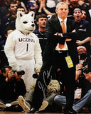 Jim Calhoun Autographed 16x20 Arms Crossed Photo- JSA Authenticated