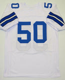 Sean Lee Autographed White Pro Style Jersey- JSA Witnessed Authenticated