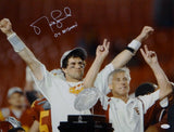 Matt Leinart Signed USC Trojans 16x20 Arms In Air Photo W/ Heisman- JSA W Auth