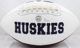 John Ross Autographed Washington Huskies Logo Football- JSA Witness Auth