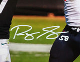 Roquan Smith Autographed Interception Vs Jaguars 16x20 HM Photo-Beckett W *White