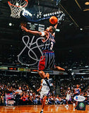 Steve Francis Signed Rockets 8x10 FP Photo Dunking vs Kings- Beckett Witness