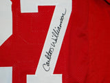 Carlton Williamson Signed / Autographed Red Pro Style Jersey- JSA W Auth