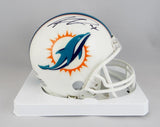 Kenyan Drake Autographed Miami Dolphins Mini Helmet - Beckett W Auth *Black