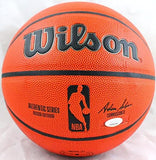 Allen Iverson Autographed Official NBA Wilson Basketball-JSA W *Silver