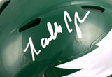 Randall Cunningham Signed Philadelphia Eagles 74-95 Speed Mini Helmet- Beckett W