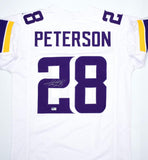 Adrian Peterson Autographed White Pro Style Jersey- Beckett W Hologram *2