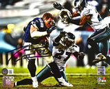 Jason Witten Autographed Cowboys 8x10 Photo Helmet Off -Beckett W Holo *Black